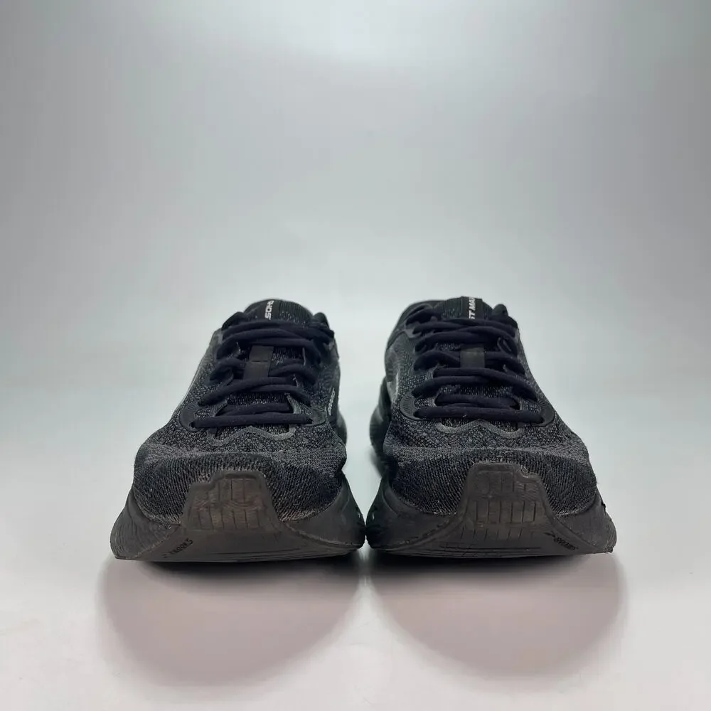 Brooks Ghost Max Black Ebony Cushioned Running Shoes 1203951B020 Women's Size 8
